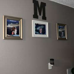 2 Gold & 2 White Frames $20 For All 4 can Stand
