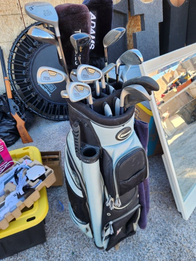 Golf Clubs And Bag