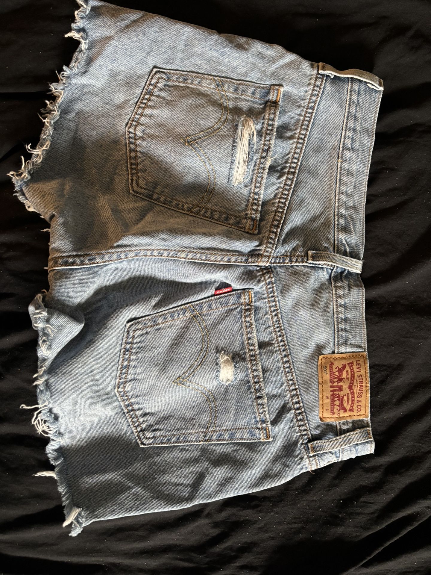 Levi Blue Denim Shorts 