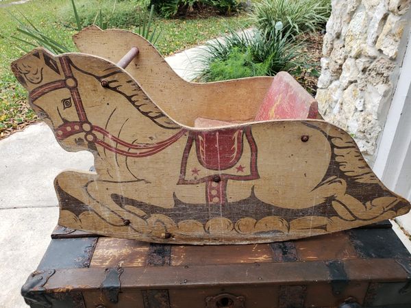 Antique Rocking Horse Chair For Sale In Pt Orange Fl Offerup