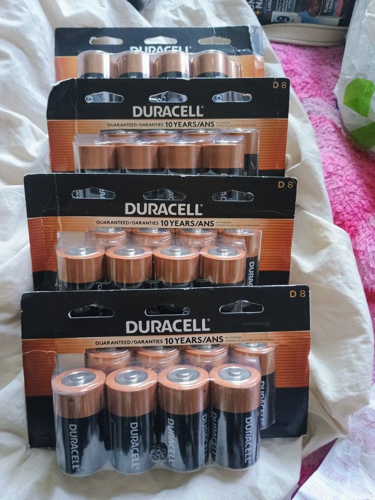Brand New D Duracell Batteries