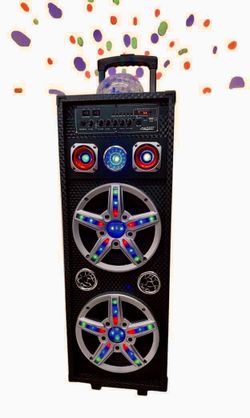 🔊Equipo con dos bocinas 10" Recargable ENTREGAS GRATIS!//Portable Speaker with two 10" woofer🔊