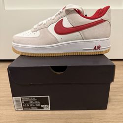 Nike Air Force 1 Low “Summit White Varsity Red Gum” Men’s Size 9 IB6388-101