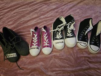 Various size shoes