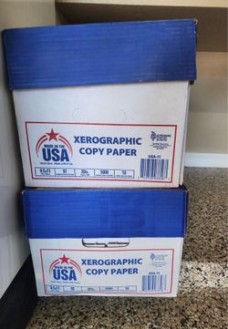 Copy Paper $35 per box