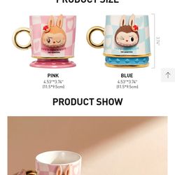 Labubu Mug Authentic $60 Blue Only 