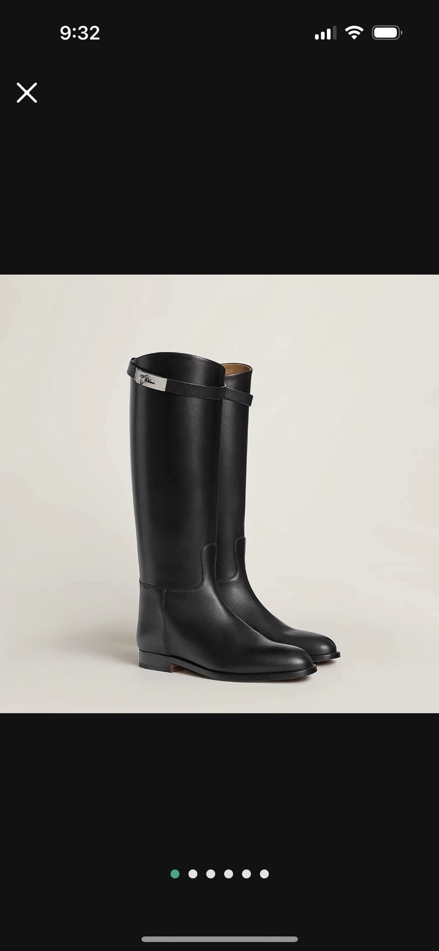 Hermes Jumping Boots in black
