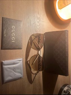 Gucci Sunglasses with Case and Accessories