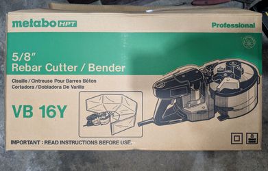 VB16Y VB 16Y Metabo 5/8" Rebar Cutter Bender New