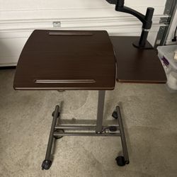 Standing Task Desk With Monitor Stand