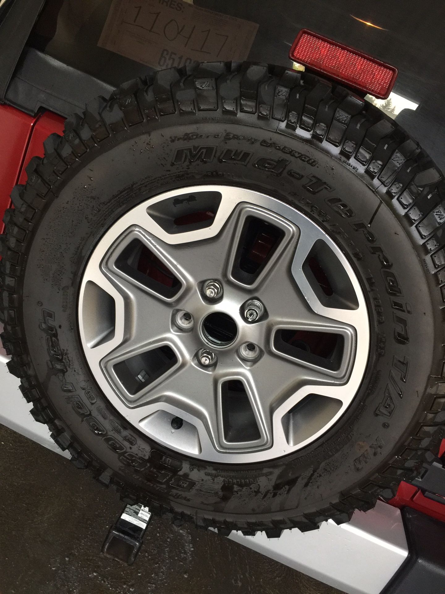 Jeep wrangler Rubicon wheels and tires