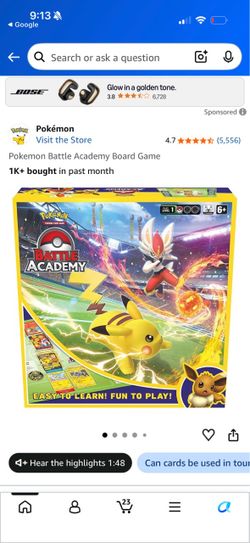 Pokémon Battle Academy Board Game