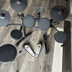 Pyle 8-piece Electric Drum Set
