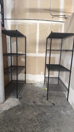 Wire shelves 48”x24”x74”