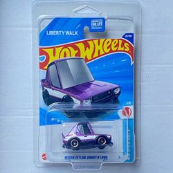Hot Wheels Nissan Skyline 2000GT-R LBWK Purple Tooned