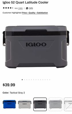 Igloo Coolers x 2 52 quart