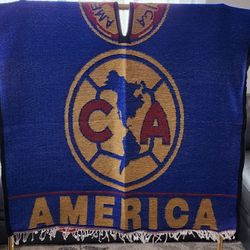 Soccer AMERICA Gavan Zarape Poncho
