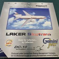 Gemini Jets 1:400 Laker Skytrain DC-10