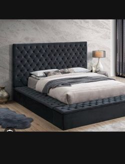 Bed frame and head board