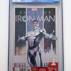 SUPERIOR IRON MAN #1 CGC 9.8 (2015) 1st appearance of Superior Iron Man