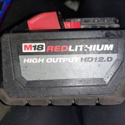 Milwaukee High Output Battery 