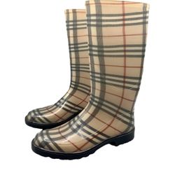 Authentic Burberry Wellington Boots 