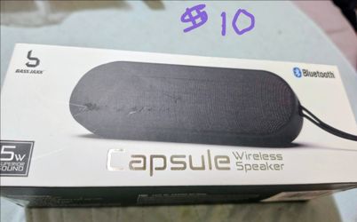 Bass Jaxx Capsule Bluetooth Wireless Speaker