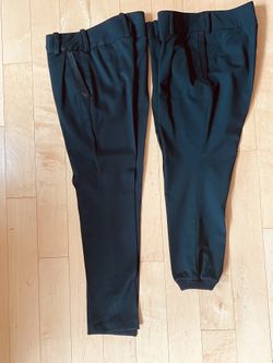 2 Pants- Black Fitted And Black Jogger XS Free 