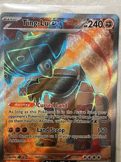 Ting-Lu ex 243/193 Full Art Ultra Rare Paldea Evolved Pokemon English NM for Sale in Tacoma, WA - OfferUp Ting-Lu ex 243/193 Full Art Ultra Rare Paldea Evolved Pokemon English NM for Sale in Tacoma, WA - OfferUp