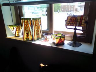 Vintage candellite desk lamps and sconce