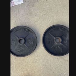 Olympic Weight Plates.      50 Dollars 
