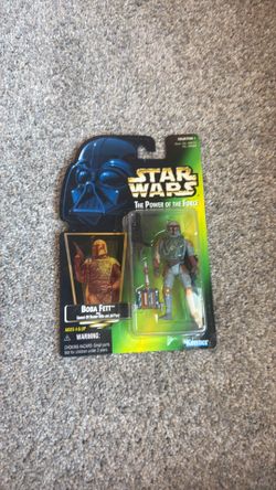 Star Wars Kenner Power of the Force Boba Fett Action Figure Carded