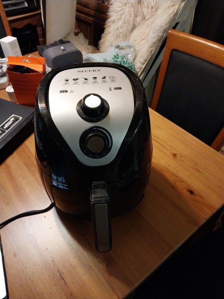 Secura Elect. Hot Air Fryer 3.4qt 4-in-1 Air Fryer