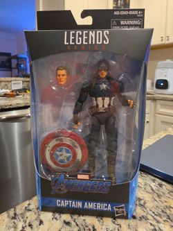 Marvel Legends Avengers Endgame Worthy Captain America With Mjolnir