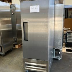 Open Box Minor Dent On Top Rear.  26 3/4" Reach-In Refrigerator – Polarman PLM-27RS Stainless Steel, Single Solid Door