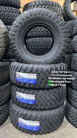 LT305/70R16 Atlander Mud Terrain Set of Tires Installed and Balanced Set de Llantas Nuevas Instaladas y Balanceadas
