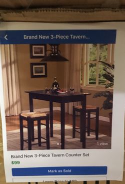 New Tavern Counter Set