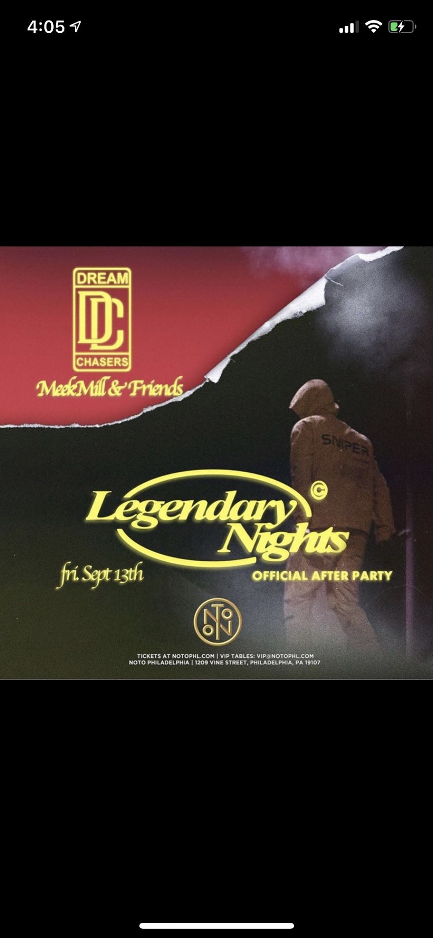 Meek Mill Live Legendary Nights Tour After Party