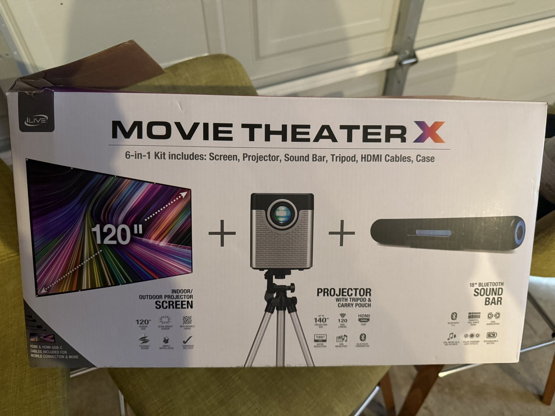 Movie Theater Tripod Projector