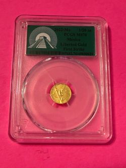 2022 Libertad 1/20 ounce Gold PCGS MS70 coin