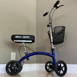 KneeRover Deluxe Knee Scooter - Blue  (Wellington)