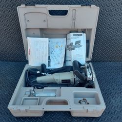 PORTER CABLE DOUBLE INSULATED PLATE JOINER MODEL 557 IN ORIGINAL CASE
