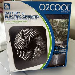 Portable Fan/ Electric Or Battery Operated 