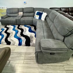 COMFY NEW LARGE RECLINING SECTIONAL SOFA ON SALE ONLY $1399. IN STOCK SAME DAY DELIVERY 🚚 EASY FINANCING 