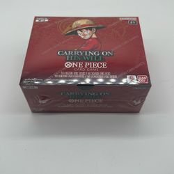 One Piece Tcg Carrrying On His Will Sealed Booster Box 
