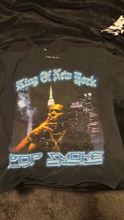 Pop smoke black tee