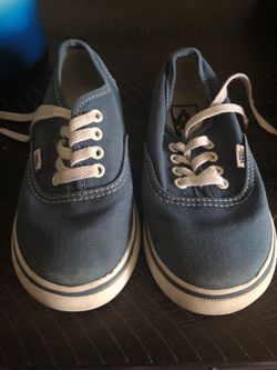 Blue vans toddler