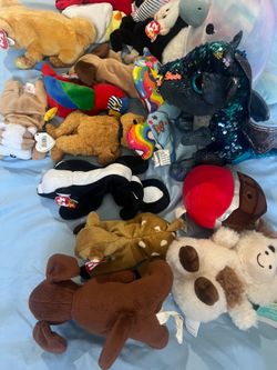 Plushies  Mix of Beanie babies and squish mallows