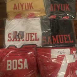 49 ers Auto Jerseys And Helmets 
