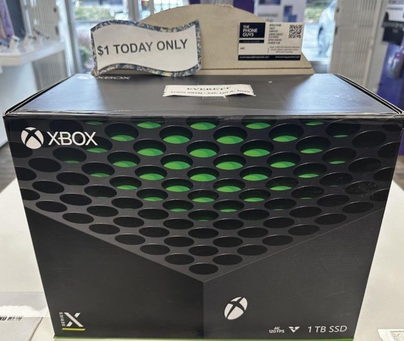 Xbox Series X - PAY $1 Today Only 'Just Ask Us How'
